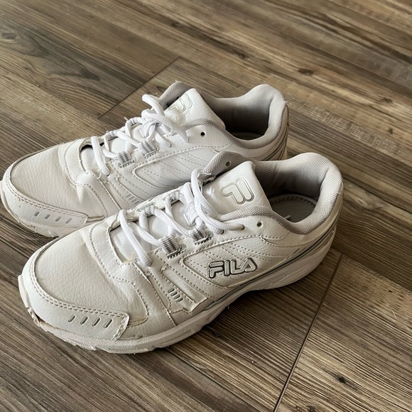 Fila Gray and White Sneakers - Picture 1 of 6